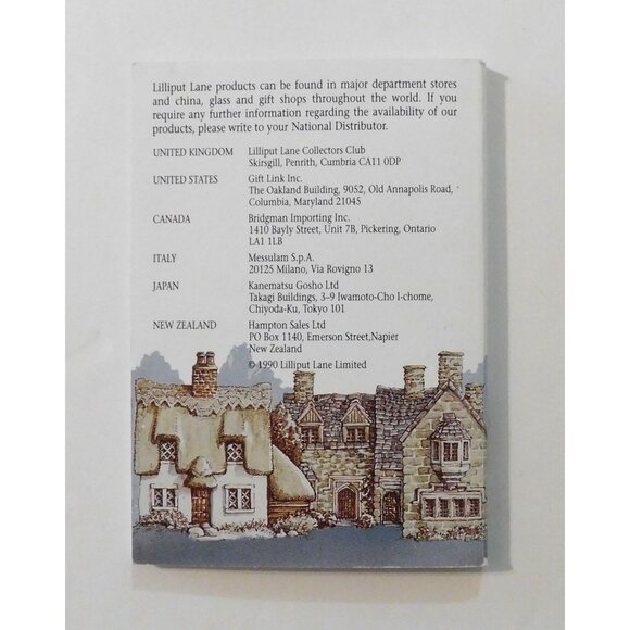 Lilliput Lane Collectible Miniature Figurines Booklet 1990 Decorative Guide - Picture 2 of 6